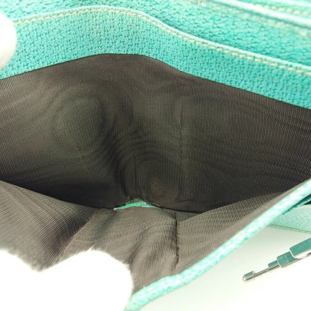 GUCCI Bifold Wallet Beige Brown Green Women 05474 Authentic secondhand - Picture 9 of 9